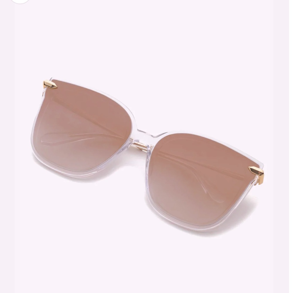 KREWE Dede Nylon Sunglasses, crystal mirrored